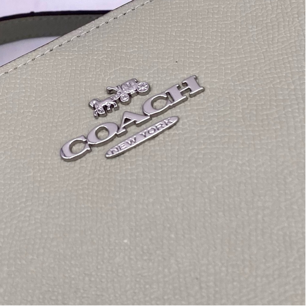 Coach Lillie Carryall satchel bag Crossbody Pale Green - Picture 12 of 16